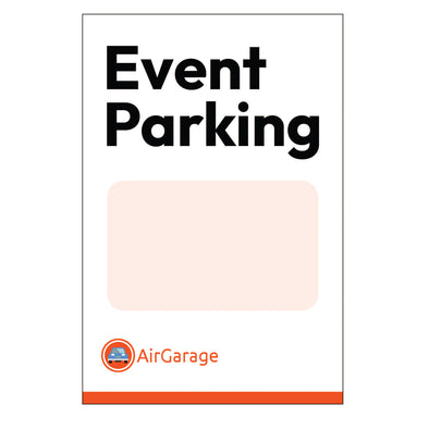 24"x36"  "Event Parking" A-Frame Insert AirGarage (CORO)